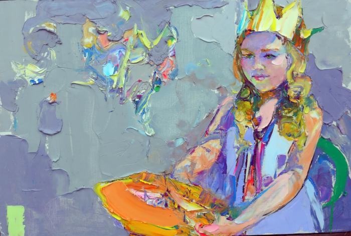 Piece of Melon. 70х100cm. Oil on canvas. 2014