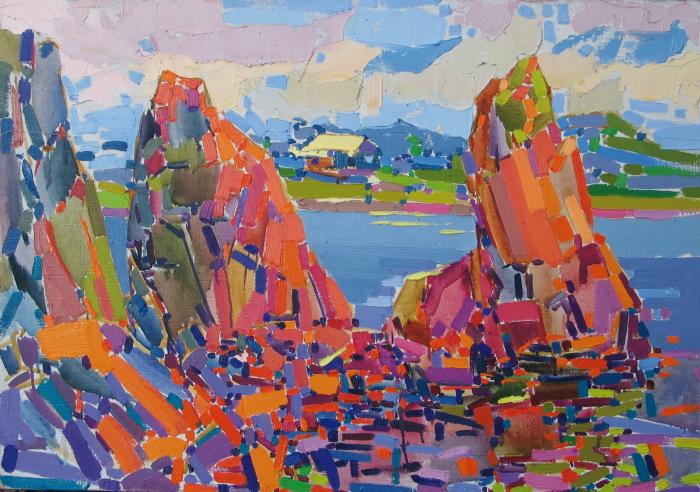 Red Rocks. 70х99cm. Oil on canvas. 2006