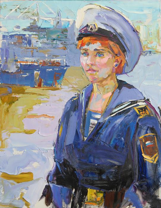 Cadet. 70х100cm. Oil on canvas. 2013
