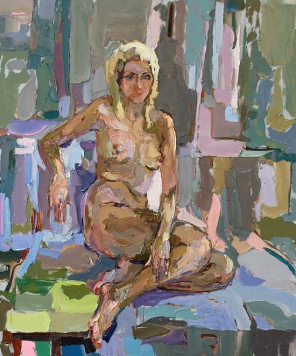 Lia. 165х132cm. Oil on canvas. 2009