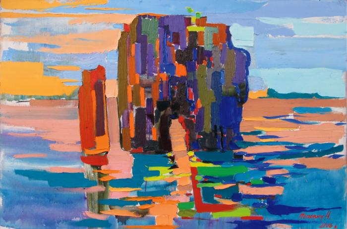 Sea Gate. 100х150cm. Oil on canvas. 2006