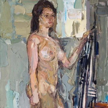 Nude. 186х72cm. Oil on canvas. 2009