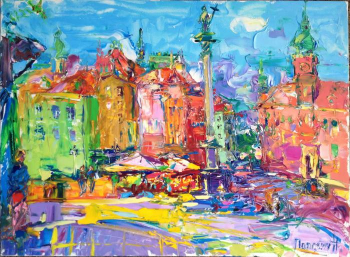 Square Of Tenderness. 70х100cm. Oil on canvas. 2013