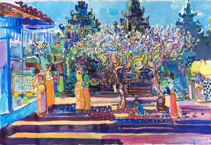 Celebration. 60х90cm.Oil on canvas. 2016