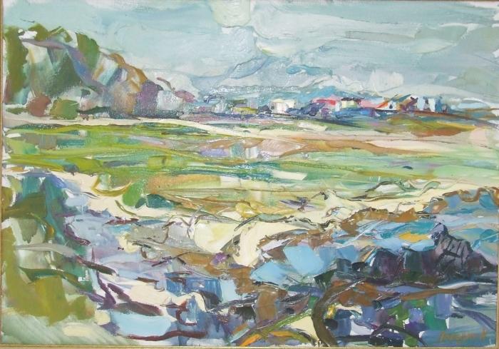 Preobrajhenie Bay. 84х120cm. Oil on canvas. 2007