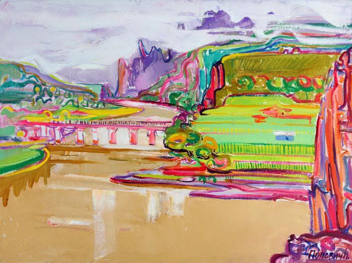 Suifun River. 60х80cm. Oil on canvas. 2013