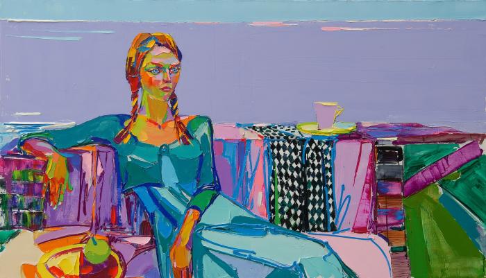 Looking. 101х170cm. Oil on canvas. 2013