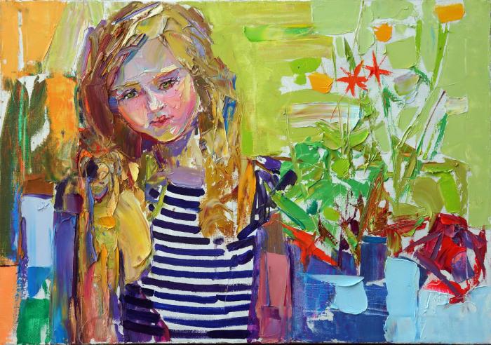 Sunny. 70х100cm. Oil on canvas. 2015