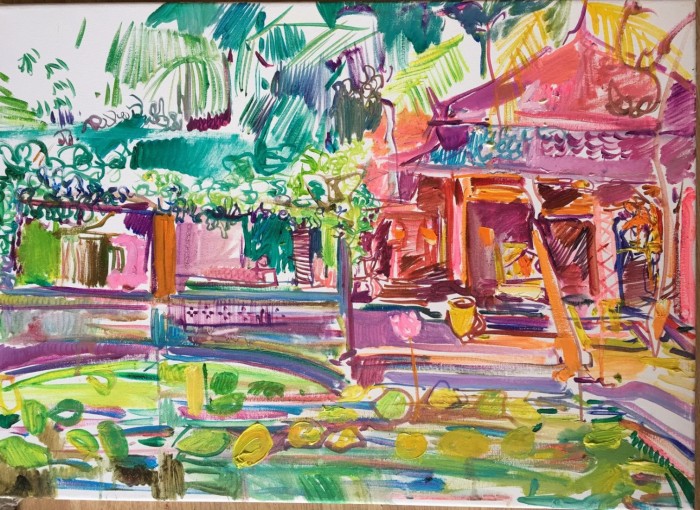 Sunny Day. 50х70cm.Oil on canvas. 2016