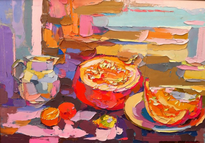 Супер-тыква. 90х120см. Холст, масло. 2009