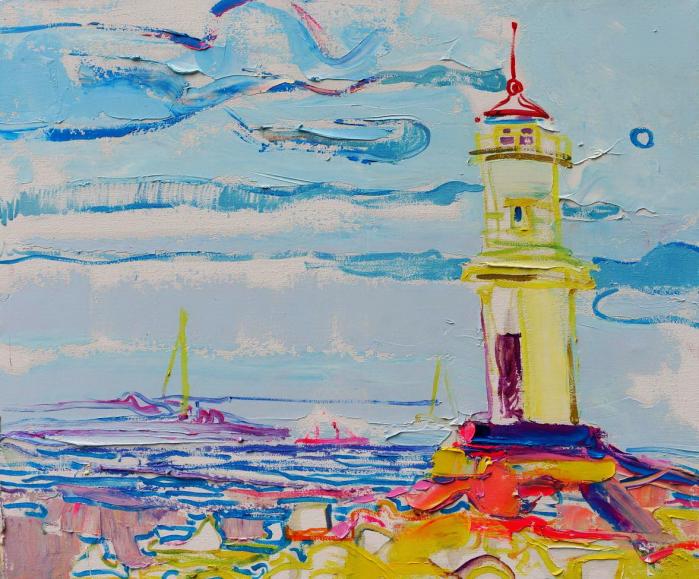 Lighthouse. Etude n.2. 50х60cm. Oil on canvas. 2016