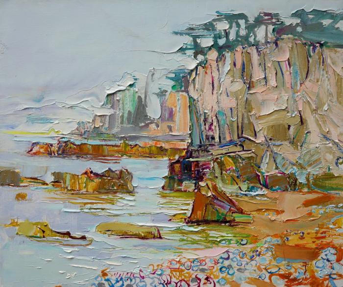 Misty Morning. 50х60cm. Oil on canvas. 2016